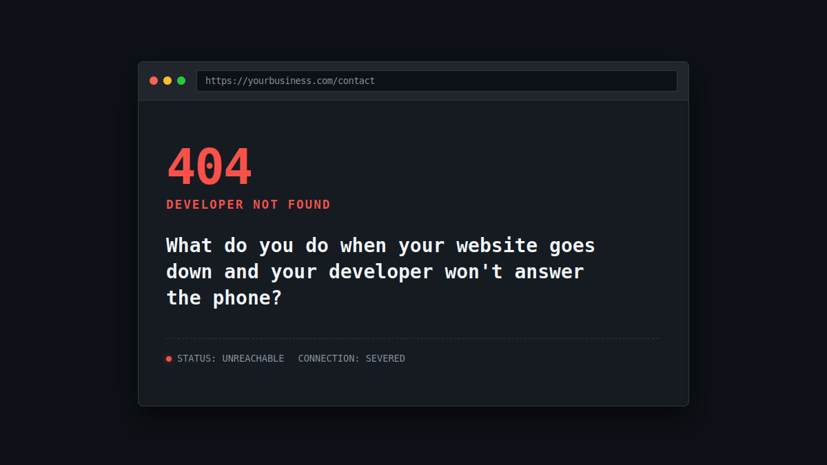 In The Field 016: Where Did My Developer Go? | The Ghost Developer