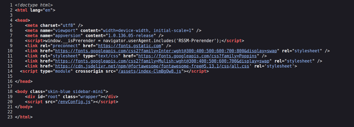 The complete member directory HTML showing no businesses listed.